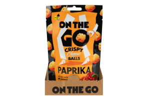 Кульки сирні хрусткі зі смаком паприки On The Go д/п 30г