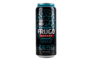 Напій енергетичний Frugo Mango газ з/б