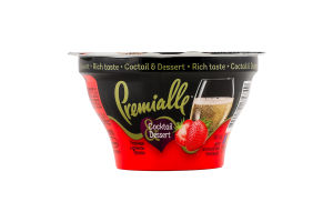Десерт 9.1% кисломолочный с наполнителем Клубника с ароматом просекко Соcktail&Dessert Premialle ст 140г