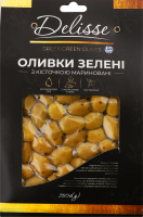 Оливки зеленые с косточкой маринованные Delisse к/у 250г