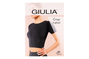 Футболка жіноча Giulia Crop T-shirt nero S/M