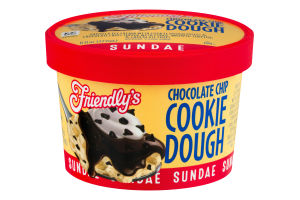 Friendly's Chocolate Chip Cookie Dough Sundae