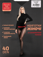 Колготи з зниженною талією чорні 40ден р.3 Day by Day