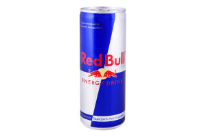 Напиток энергетический безалкогольный сильногазированный с таурином Energy drink Red Bull ж/б 250мл