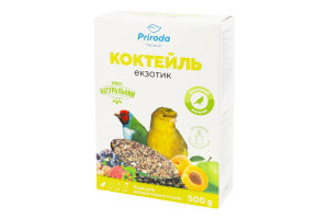 Корм д/декоративних птахів Коктейль Екзотик 500г Природа