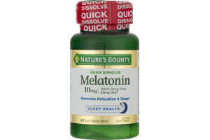 Nature's Bounty Melatonin 10 MG Quick Dissolve - 45 CT