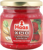 Хрін з буряком Пікантно-гострий Haas с/б 200г