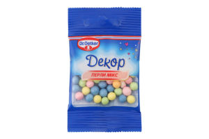 Посыпка сахарная декоративная Жемчуг микс Dr.Oetker м/у 10г