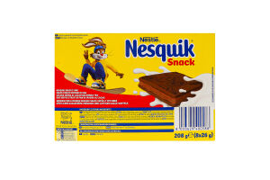 Тістечко бісквітне з молочною начинкою Nesquik к/у 8х26г