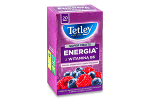 Чай фруктово-травяной Tetley Super Fruits Energy