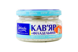 Икра сельди в сырном соусе Кавьяр Филадельфия Veladis с/б 160г