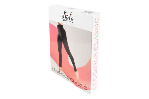 Леггинсы женские бесшовные с широким комфортным поясом Siela Seamless collection Classic L/XL black