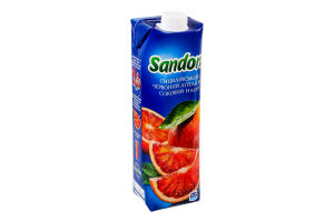 Напій соковий неосвітлений пастеризований Сицилійський червоний апельсин Sandora т/п 950мл
