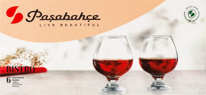 Келих д/коньяку Бiстро 395мл 6шт 44188 Пашабахче