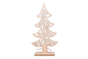 Прикраса декор Ялинка з сніжинк 15*5*28,5см 985717