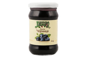 Джем Чорниця 375г твіст/б Дніпро