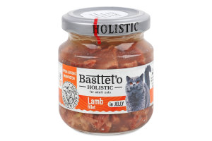 Филе ягненка кусочки в желе для котов Holistic Basttet'o с/б 130г