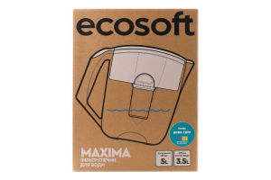 Фильтр-кувшин для воды аква грин 5л №FMVMAXIMADGECO Maxima Ecosoft 1шт