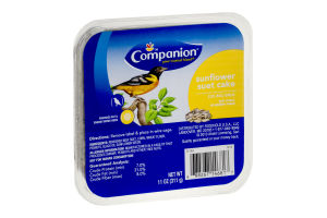 Companion Suet Cake for Wild Birds Sunflower