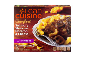 Lean Cuisine Comfort Salisbury Steak with Macaroni & Cheese