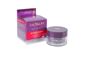 Крем для обличчя 50+ Retinol effect Age&Beauty Біокон 50мл