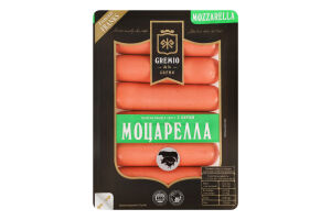 Сосиски С сыром Моцарелла Gremio в/с лоток 280г