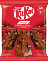 Шоколад молочный с начинкой из какао рисовыми криспами печеньем и кусочками вафель Racing cars Kit Kat м/у 6х11г
