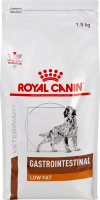 Корм сухий повнораціонний дієтичний для собак Gastro Intestinal Low fat Veterinary Royal Canin м/у 1.5кг