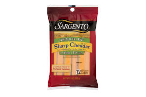 Sargento Reduced Fat Sharp Cheddar Cheese Sticks - 12 CT
