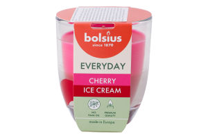 Свічка в стакані з ароматом вишні 80х70мм №101926150348 Everyday Bolsius 1шт