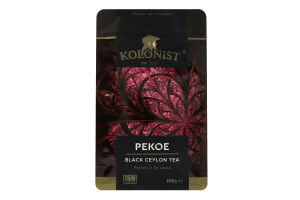Чай чорний цейлонський Pekoe Kolonist в/с м/у 100г
