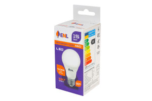 Лампа светодиодная LED 4100K 15W E27 A60 №А60Е2715ENLN Enl 1шт