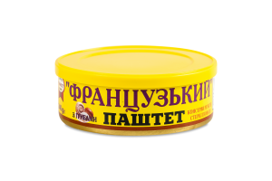 Паштет с грибами стерилизованный Французский Онисс ж/б 240г