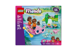 Конструктор для дітей від 5років №42681 Axolotl adventure boat Friends Lego 95ел
