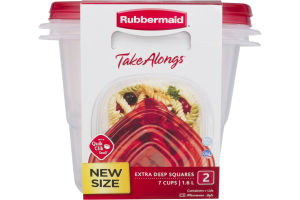 Rubbermaid Tupperwear Take Alongs - 2 CT