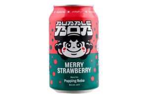 Bubble Bob Напій б/а Merry Strawberry 330мл