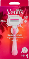Бритва со сменной касетой с запахом сладких ягод Маями Comfortglide Venus Gillette 3шт