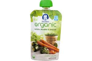 Gerber Organic Baby Food Carrots, Zucchini & Broccoli