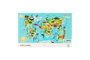 Пазл для дітей від 5років 45х31см №300133 World of animals Observation Dodo 80ел