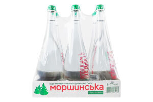 Вода минеральная слабогазированная природная Моршинська с/бут 0.75л
