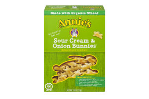 Annie's Homegrown Sour Cream & Onion Bunnies Baked Snack Crackers