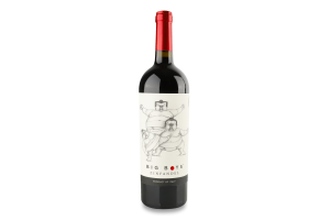 Вино Зінфандель червоне сухе 14% 0,75л Біг Бойз