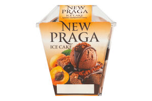 Мороженое 8% сливочное из какао New Praga ice cake Ласунка п/у 150г