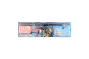 Набір Спінінг з котушкою та гачками 360см