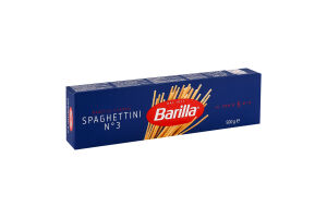 Изделия макаронные из твердых сортов пшеницы Спагеттини №3 Barilla к/у 500г