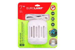 Ночник с bluetoth колонкой и функцией уничтожения насекомых 3в1 № MK-7W(Light) Eurolamp 1шт