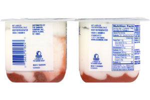 Dannon Fruit on the Bottom Lowfat Yogurt Strawberry - 4 CT