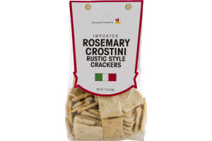 Ahold Imported Rustic Style Crackers Rosemary Crostini