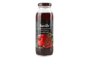 Сок гранатовый Saville с/бут 240мл