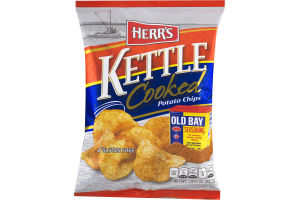 Herr's Kettle Cooked Potato Chips Old Bay Seasoning